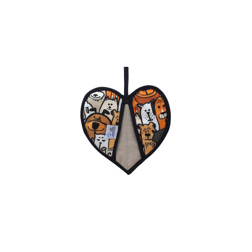Kalp şeklinde Kumaş Tutaç (farklı Desen Seçenekleriyle)